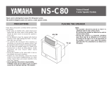 Yamaha NS-C80 Инструкция по применению