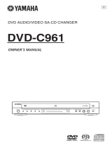 Yamaha C961 - DVD Changer Руководство пользователя
