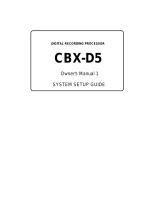 Yamaha CBX-D5 Инструкция по применению