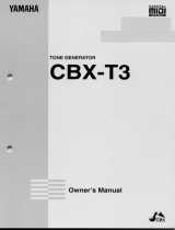 Yamaha CBX-T3 Инструкция по применению