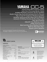 Yamaha CC5 Руководство пользователя