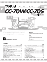 Yamaha CC-70W Руководство пользователя