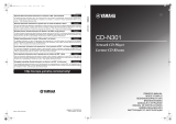 Yamaha CD-N301 Black Руководство пользователя