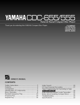Yamaha CDC-555 Руководство пользователя