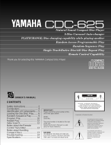 Yamaha CDC-625 Руководство пользователя