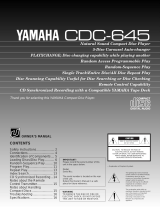 Yamaha CDC-645 Инструкция по применению