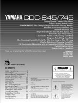 Yamaha CDC-845 Инструкция по применению