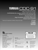 Yamaha CDC-91 Руководство пользователя