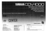 Yamaha CDV1000 Инструкция по применению