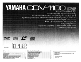 Yamaha CDV-1100 Инструкция по применению