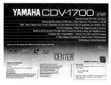 Yamaha CDV-1700 Инструкция по применению