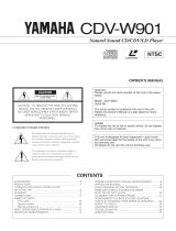 Yamaha CDVW901 Инструкция по применению