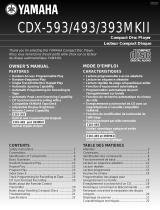 Yamaha CDX-393MKII Инструкция по применению
