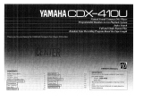 Yamaha CDX-410U Инструкция по применению