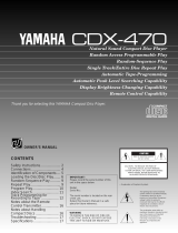 Yamaha CDX-470 Руководство пользователя