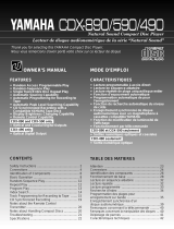 Yamaha CDX-890 Руководство пользователя