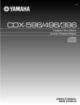 Yamaha CDX-496 Руководство пользователя