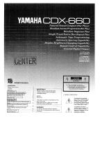 Yamaha CDX-660 Инструкция по применению
