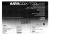 Yamaha CDX-700U Инструкция по применению