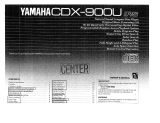 Yamaha CDX-900U Инструкция по применению