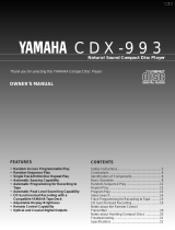 Yamaha CDX-993 Руководство пользователя
