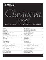 Yamaha Clavinova CGP-1000 Техническая спецификация