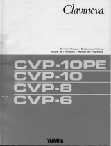 Yamaha CVP-8 Инструкция по применению