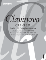 Yamaha Clavinova CLP-380 Техническая спецификация