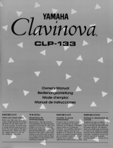 Yamaha Clavinova CLP-133 Инструкция по применению