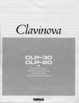 Yamaha Clavinova CLP-30 Инструкция по применению
