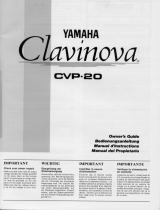 Yamaha CVP-20 Инструкция по применению