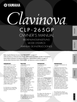 Yamaha Clavinova CLP-265GP Инструкция по применению