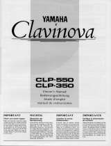 Yamaha CLP-550 Инструкция по применению