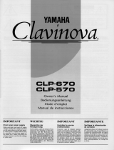 Yamaha Clavinova CLP-570 Инструкция по применению