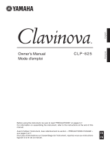 Yamaha CLP- 625 Clavinova Инструкция по применению