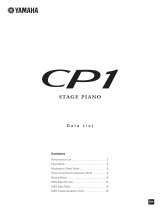 Yamaha CP1 Техническая спецификация