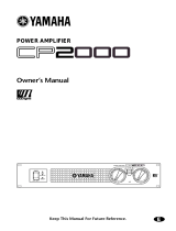 Yamaha CP2000 Руководство пользователя