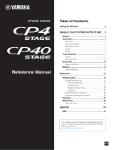 Yamaha CP4 Руководство пользователя