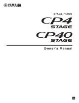 Yamaha CP40 Stage Инструкция по применению