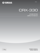 Yamaha CRX-330 Руководство пользователя
