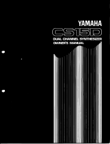 Yamaha CS15D Руководство пользователя