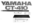 Yamaha CT-410 Инструкция по применению