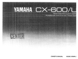 Yamaha CX-600/U Инструкция по применению