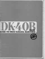 Yamaha Electone DK-40B Series Руководство пользователя