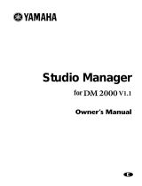 Yamaha DM2000 Инструкция по применению