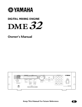 Yamaha DME 32 Инструкция по применению
