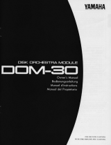 Yamaha DOM-30 Инструкция по применению