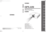 Yamaha DPX-830 Инструкция по применению