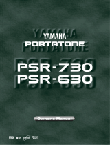 Yamaha PSR-630 Руководство пользователя