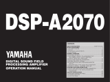 Yamaha DSP-A2070 Инструкция по применению